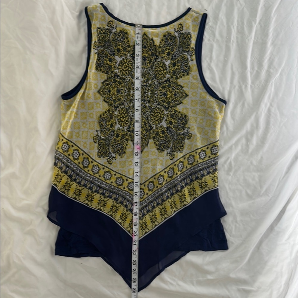 Iz Byer Blue and Yellow Tank Top Vibrant and Stylish - Picture 11 of 16